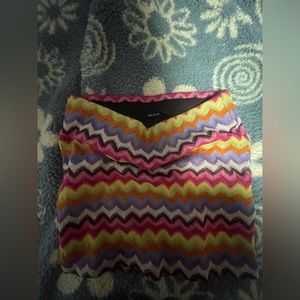 y2k 2000s vintage ark & co pattern mini skirt ! size m